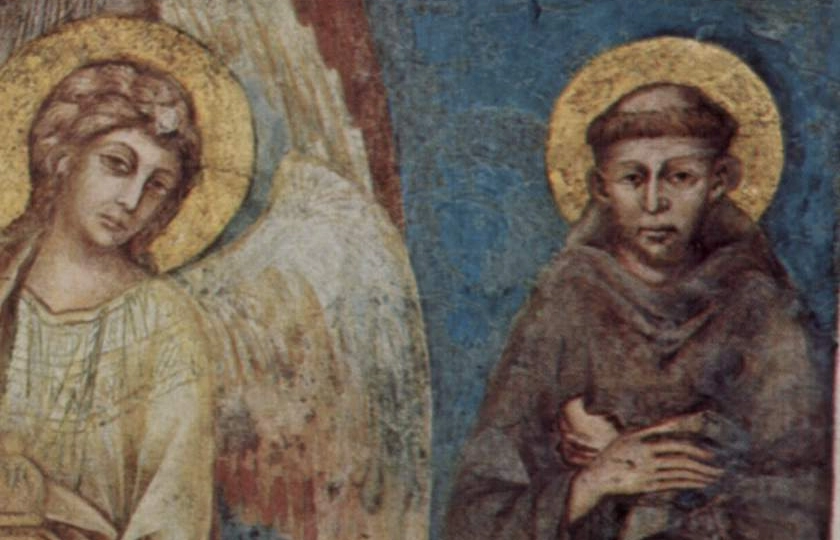 Particolaree della Maestà di Assisi, Cimabue, 1285-1288 circa