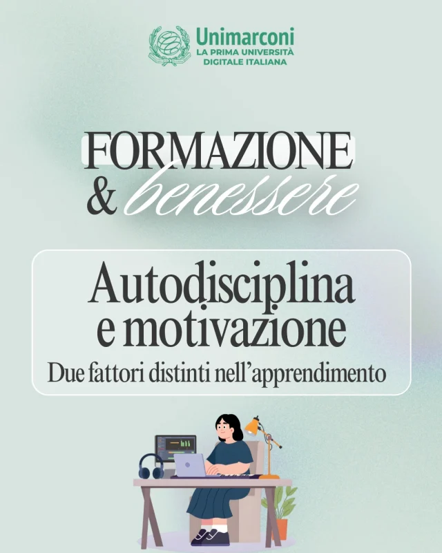 ✨La motivazione è ciò che spinge a iniziare un percorso.
🎯L’autodisciplina è ciò che consente di portarlo a termine.

Nel tempo, è la capacità di mantenere continuità, anche nei momenti più complessi, a determinare la qualità dei risultati. Per questo, sviluppare metodo, organizzazione e costanza diventa parte integrante del percorso formativo.

💬 Tu come mantieni concentrazione e continuità nel tuo percorso universitario?

🇬🇧
✨Motivation is what drives you to begin a journey.
🎯Self-discipline is what allows you to complete it.

Over time, the ability to maintain continuity, even in the most challenging moments, determines the quality of your results. Therefore, developing method, organization, and consistency becomes an integral part of your educational journey.

💬How do you maintain focus and continuity in your university career?

#formazionebenessere #autodisciplina #motivazione #studio #unimarconi