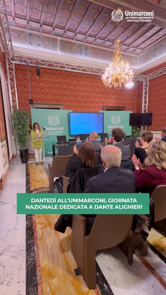 In occasione del Dantedì, l’Università degli Studi Guglielmo Marconi ha accolto docenti e Alumni in una giornata dedicata alla figura di Dante Alighieri e al valore della tradizione culturale italiana.

Protagonisti dell’iniziativa anche gli Alumni UniMarconi, che hanno interpretato alcuni versi della Divina Commedia, trasformando la lettura in un momento di partecipazione e condivisione.

Questo video raccoglie le testimonianze e alcuni degli istanti più significativi dell’evento, tra riflessioni, emozioni e voci che hanno dato nuova vita ai testi danteschi.

Guarda la registrazione dell’evento. 
https://usgm.link/dantedi [LINK in BIO]

🇬🇧
On Dantedì, Guglielmo Marconi University welcomed faculty and alumni for a day dedicated to the figure of Dante Alighieri and the value of Italian cultural tradition.

The initiative also featured UniMarconi alumni, who interpreted verses from the Divine Comedy, transforming the reading into a moment of participation and sharing.

This video collects testimonials and some of the most significant moments of the event, including reflections, emotions, and voices that gave new life to Dante's texts.

Watch the recording of the event.

#Dantedì #DanteAlighieri #Cultura #AlumniUnimarconi #Unimarconi