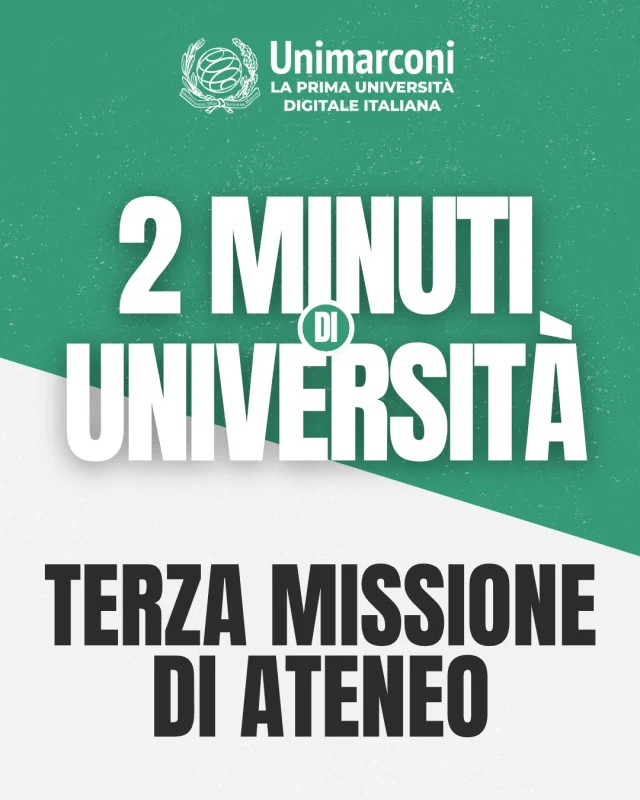 🎓 2 minuti di Università
❓ Terza missione

🇬🇧
🎓 2 minutes of University
❓ Third mission

#terzamissione #2minutidiuniversita #unimarconi #universita