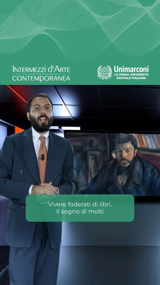 🖼 Nuovo episodio di “Intermezzi d’arte contemporanea”, la nuova rubrica di divulgazione culturale a cura del Prof. Roberto Nicolucci.

📌 In questo episodio "Vivere foderati di libri. Il sogno di molti"

🌐 Vedi gli episodi passati sul sito ufficiale dell’Ateneo.
https://www.unimarconi.it/pillole-arte/
[LINK in BIO]

🇬🇧
🖼 New episode of "Intermezzi d'arte contemporanea," the new cultural dissemination column curated by Professor Roberto Nicolucci.

📌 In this episode, "Living surrounded by books. The dream of many."

🌐 See past episodes on the University's official website.

#arte #artecontemporanea #libri #pilloledarte #unimarconi