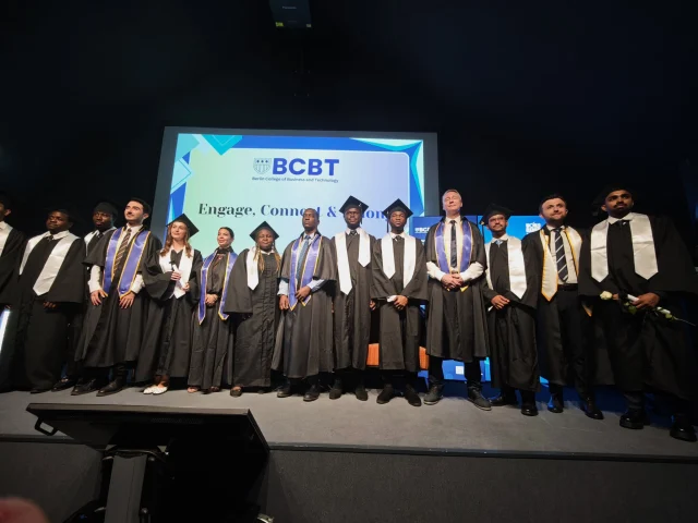 Si è svolta a Berlino la Graduation Ceremony dedicata alle studentesse e agli studenti dei programmi realizzati da UniMarconi in collaborazione con il Berlin College of Business and Technology.

La cerimonia ha celebrato la conclusione di un importante percorso accademico e ha rappresentato un momento significativo per la collaborazione tra le due istituzioni, unite dall’impegno a promuovere una formazione internazionale, aperta all’innovazione e attenta alle trasformazioni della società e del mondo del lavoro.

UniMarconi rivolge a tutte le laureate e a tutti i laureati le più sincere congratulazioni per il traguardo raggiunto e i migliori auguri per il loro futuro personale e professionale.

#UniMarconi #GraduationCeremony #InternationalEducation #HigherEducation #GlobalEducation

🇺🇸 The Graduation Ceremony for the students enrolled in the programmes delivered by UniMarconi in partnership with the Berlin College of Business and Technology was held in Berlin.

The ceremony celebrated the completion of an important academic journey and marked a significant moment in the collaboration between the two institutions, united by a shared commitment to promoting international education, openness to innovation, and awareness of the ongoing changes shaping society and the world of work.

UniMarconi extends its warmest congratulations to all graduates on this important achievement and wishes them every success in their personal and professional future.