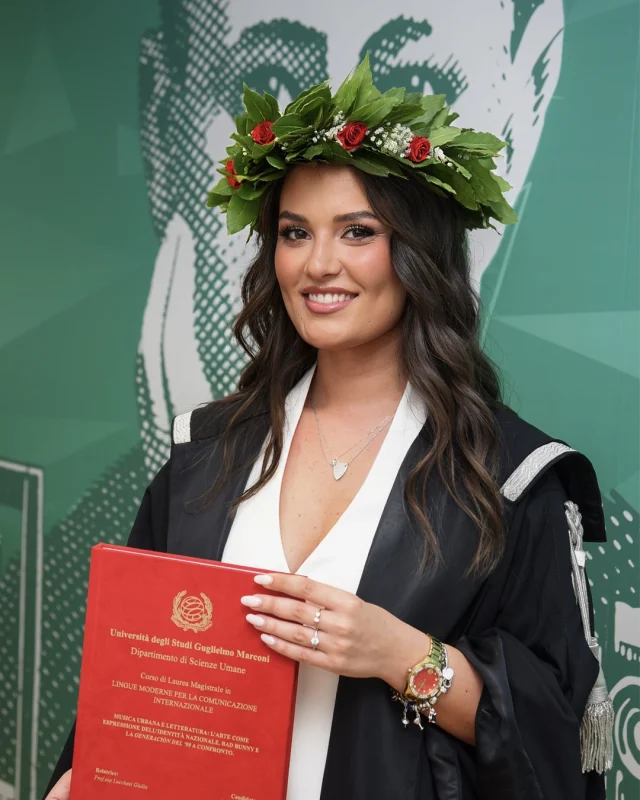 🎓 Congratulazioni, Martina, per il conseguimento di questo importante traguardo.
L’Università degli Studi Guglielmo Marconi ti augura che questo risultato rappresenti solo l’inizio di un percorso ricco di soddisfazioni, nuove opportunità e significative esperienze di crescita personale e professionale.
Ad maiora semper.

🇬🇧
🎓 Congratulations, Martina, on reaching this important milestone.
Guglielmo Marconi University hopes that this achievement represents just the beginning of a journey filled with satisfaction, new opportunities, and significant experiences of personal and professional growth.
Ad maiora semper.

#unimarconi #laureatiunimarconi #proudtobemarconiano #laurea