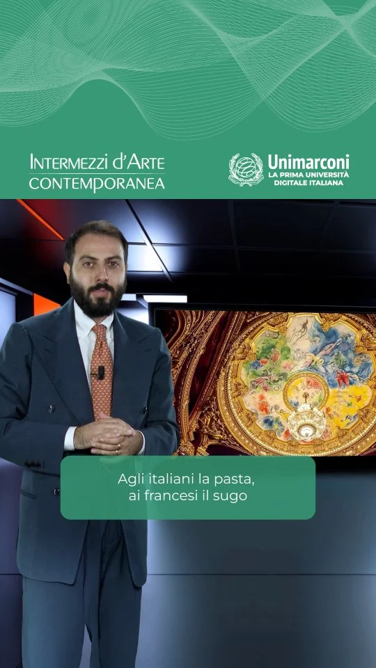 🖼 Nuovo episodio di “Intermezzi d’arte contemporanea”, la nuova rubrica di divulgazione culturale a cura del Prof. Roberto Nicolucci.

📌 In questo episodio "Agli italiani la pasta, ai francesi il sugo"

🌐 Vedi gli episodi passati sul sito ufficiale dell’Ateneo.
https://www.unimarconi.it/pillole-arte/
[LINK in BIO]

🇬🇧
🖼 New episode of "Intermezzi d'arte contemporanea," the new cultural dissemination column curated by Professor Roberto Nicolucci.

📌 In this episode, "Pasta for Italians, sauce for the French"

🌐 See past episodes on the University's official website.

#arte #artecontemporanea #italia #francia #unimarconi